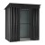 Lotus 5x3 Pent Metal Shed - Anthracite Grey Solid