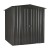 Lotus 6x4 Metal Shed - Anthracite Grey Solid