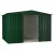 Lotus 10x8 Apex Metal Shed - Heritage Green Solid