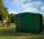 Lotus 8x4 Pent Metal Shed - Heritage Green Solid