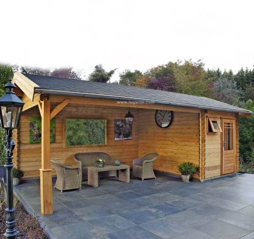 Lugarde Hannover Log Cabin B19 AndoverGardenBuildings