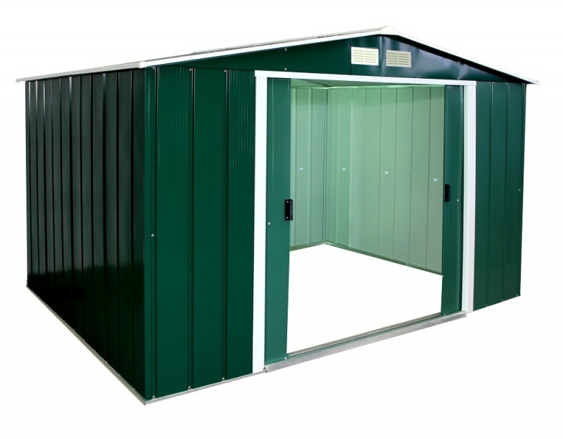Sapphire 10x8 Metal Shed - AndoverGardenBuildings.co.uk