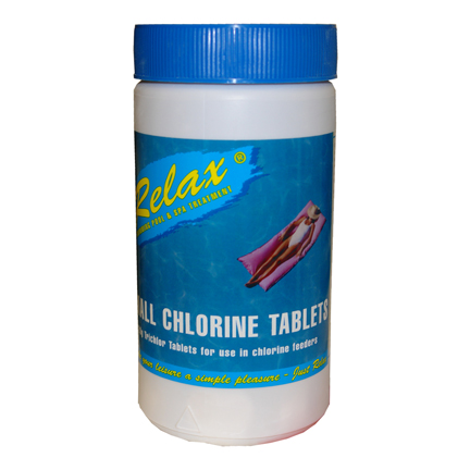 Relax Chlorine Tablets Small 1KG
