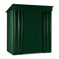 Lotus 8x4 Pent Metal Shed - Heritage Green Solid